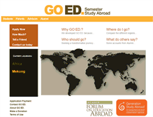 Tablet Screenshot of go-ed.org